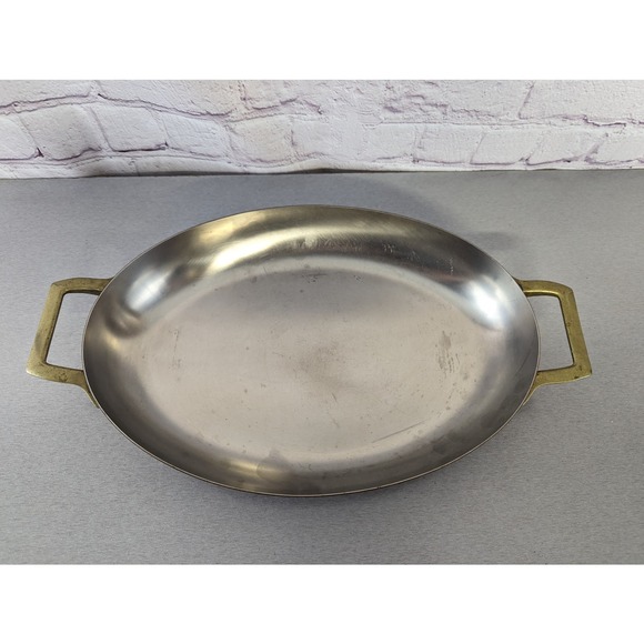 Paul Revere Limited Edition Copper Clad 12" x 8" Oval Skillet EUC - Picture 2 of 4